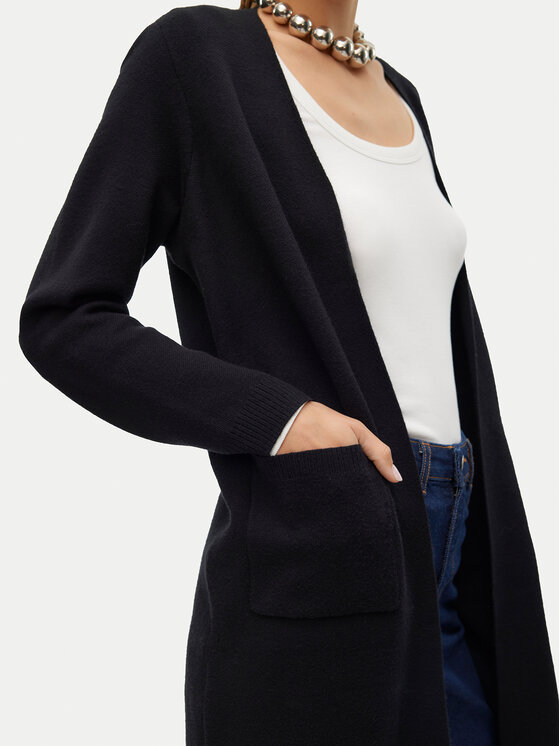 Vero Moda Vero Moda Kardigán Vmsaba 10309316 Čierna Regular Fit