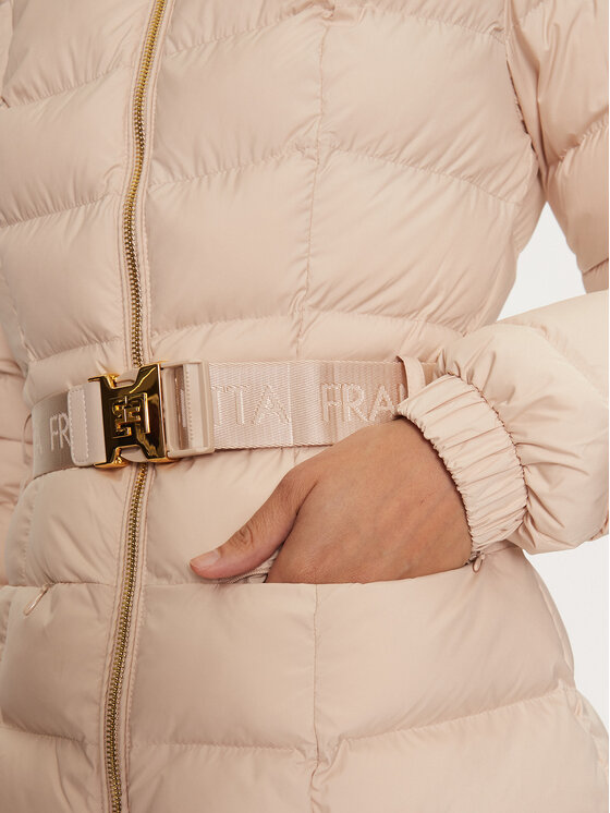 Elisabetta Franchi Elisabetta Franchi Kurtka zimowa PI-76D-46E2-V680 Écru Regular Fit