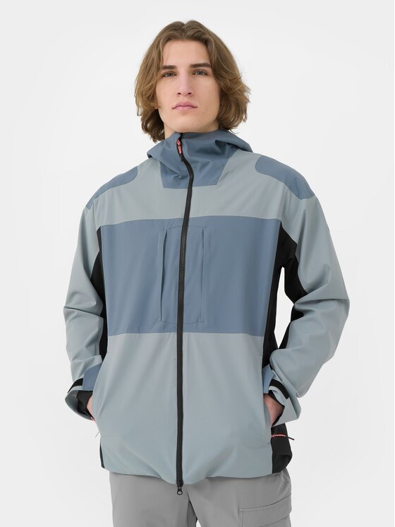4F 4F Outdoorová bunda 4FSS23TTJAM078-25S Sivá Regular Fit