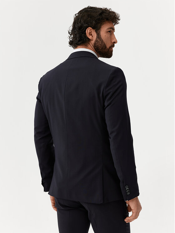 Evenemen Evenemen Garnitur Pelle Granatowy Slim Fit