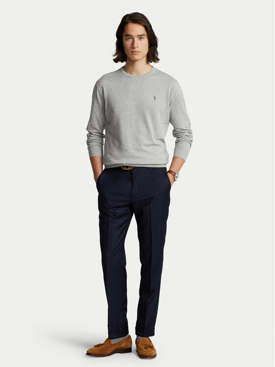 Polo Ralph Lauren Polo Ralph Lauren Pulover 710684957003 Gri Slim Fit