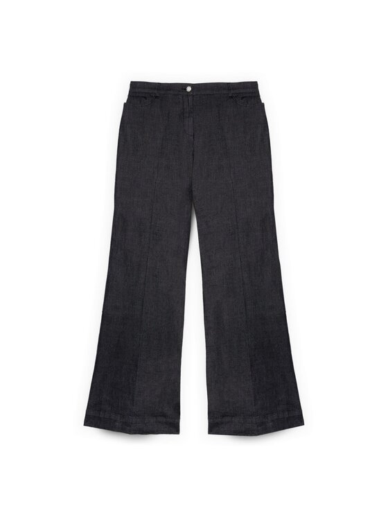 Fiorella Rubino Fiorella Rubino Jeansy P415T005008N033 Czarny Regular Fit