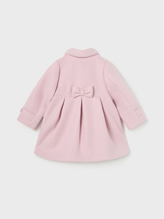 Mayoral Mayoral Cappotto di lana 2.417 Rosa Regular Fit