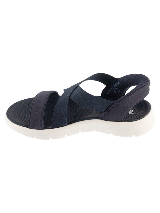 Skechers Skechers Sandali Slip-Ins: Go Walk Flex Sandal - Glimmer Up Blu scuro