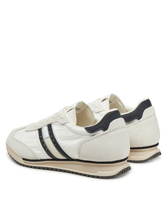 Tommy Jeans Tommy Jeans Sneakersy Tjm Retro Runner Cleated EM0EM01527 Biały