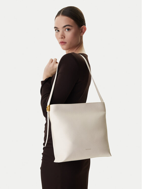 Coccinelle Coccinelle Handtasche U4K Coccinelle C-Me Lock E1 U4K 13 02 01 Écru