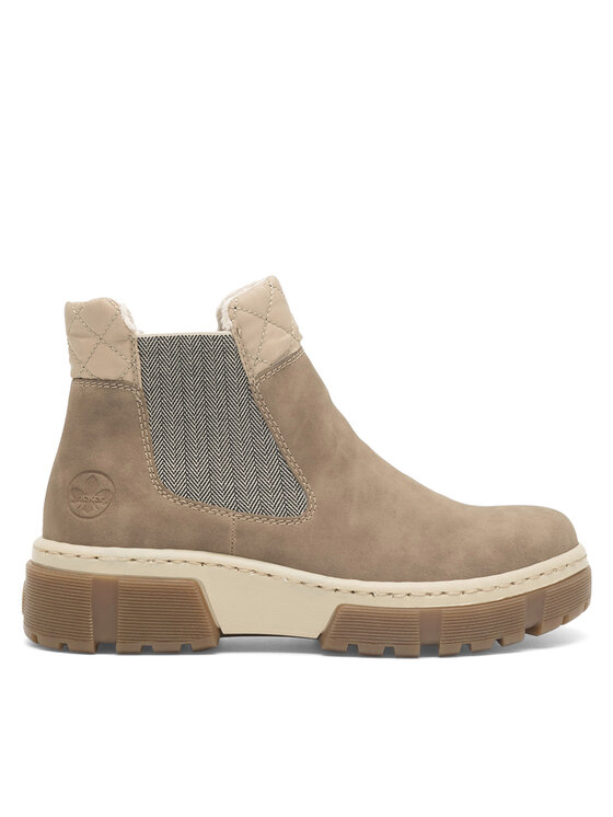 Rieker Bottines X8674 64 Beige Modivo