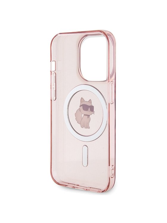 KARL LAGERFELD KARL LAGERFELD Etui na telefon IML Choupette MagSafe Różowy