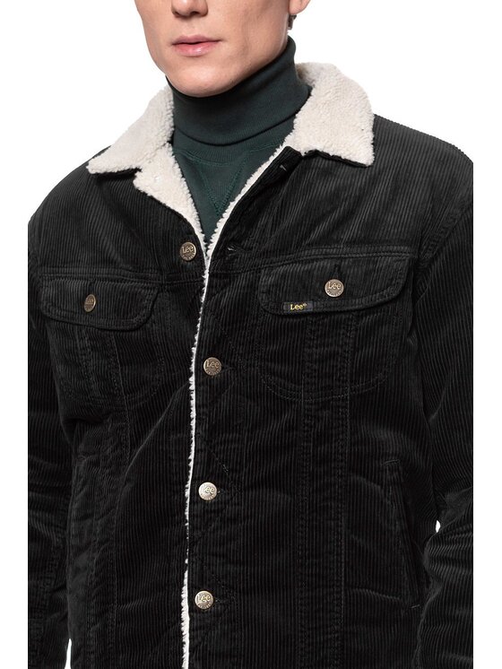 Lee Lee Kurtka zimowa SHERPA RIDER Czarny Regular Fit