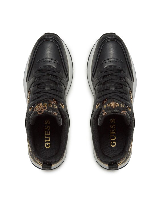 Guess Guess Sneakersy Kaddy FL8DDY ELE12 Czarny