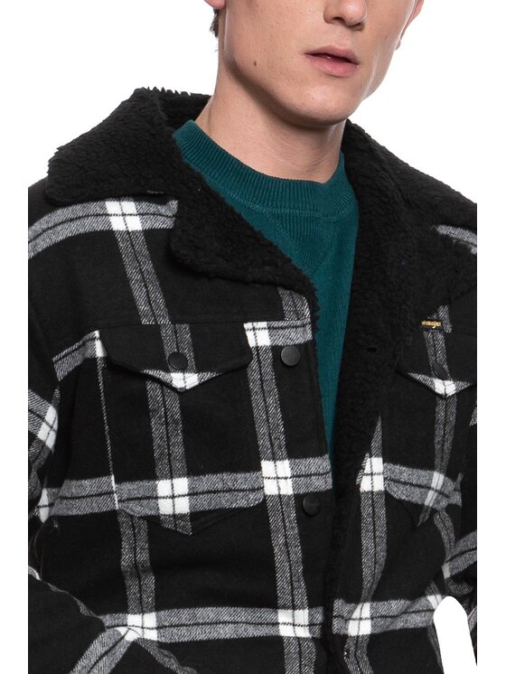 Wrangler Wrangler Giubbotto invernale WRANGE COAT Nero Regular Fit