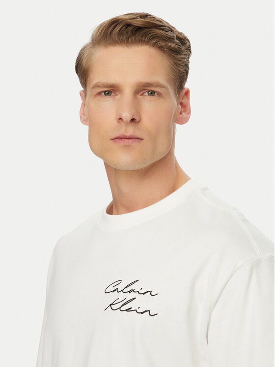 Calvin Klein Jeans Calvin Klein Jeans T-Shirt LV04RE828G Bílá Regular Fit