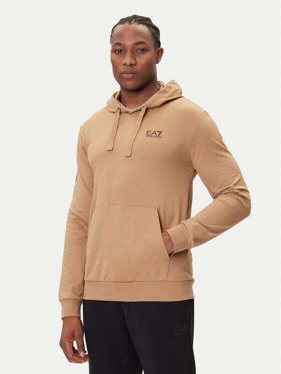 EA7 Emporio Armani EA7 Emporio Armani Džemperis ar kapuci 7M000569 AF13512 U6171 Bēšs Regular Fit
