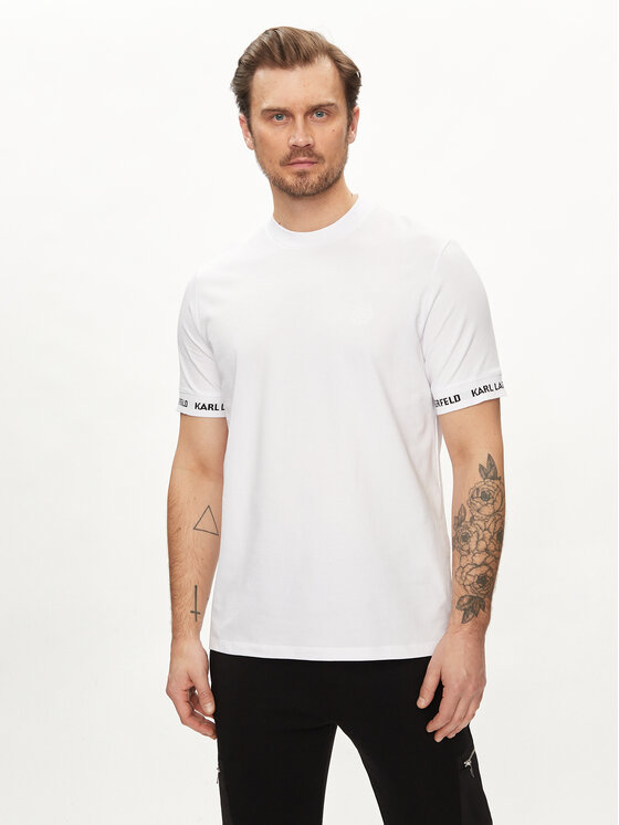 KARL LAGERFELD T-shirt 755023 542221 Bijela Regular Fit