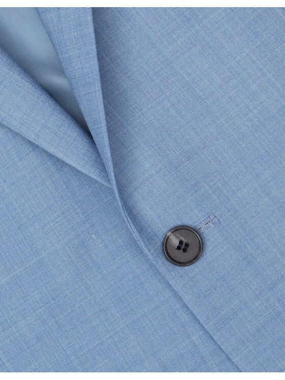 Borgio Borgio Marynarka bairo Błękitny Slim Fit