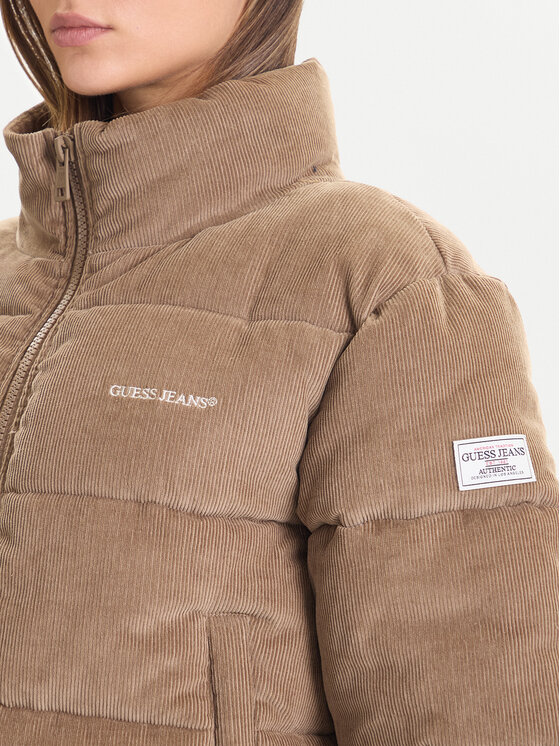 Guess Jeans Guess Jeans Winterjacke W5BL17 W2061 Beige Regular Fit