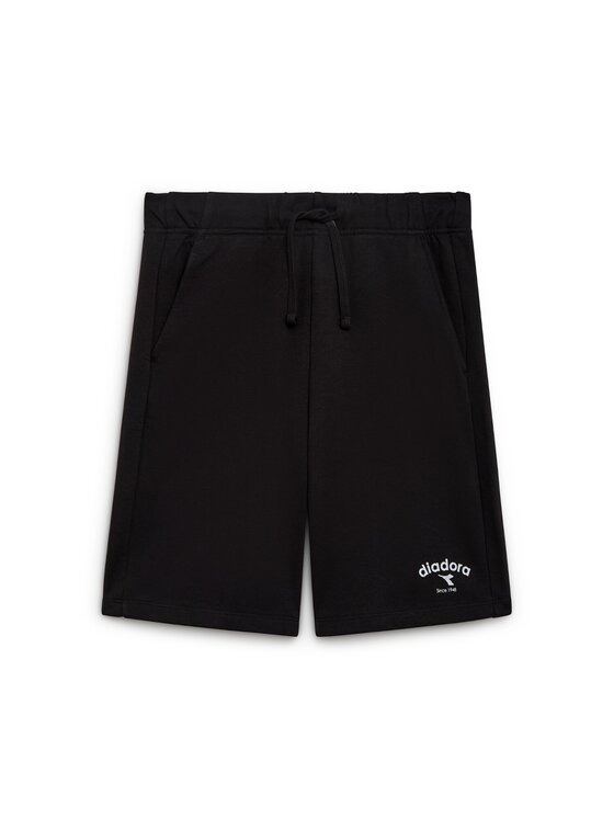 Diadora Diadora Szorty sportowe BERMUDA ATHL. LOGO Czarny Regular Fit