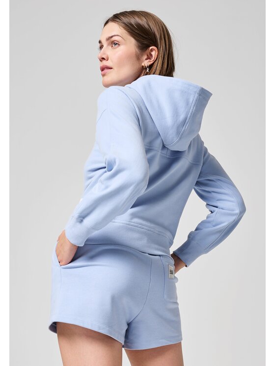 Casall Casall Bluza Natural Dye Terry Hoodie Niebieski Regular Fit