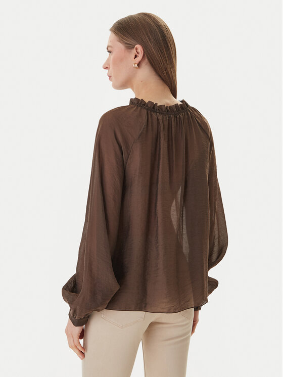 Guess Guess Bluza W6GH28 W1844 Rjava Regular Fit