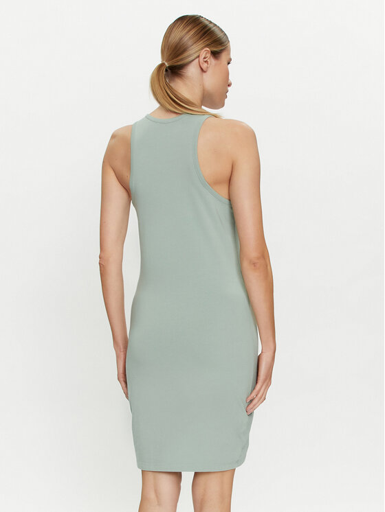 Vans Vans Rochie de vară Varsity Tank Dress VN000JGP Verde Slim Fit