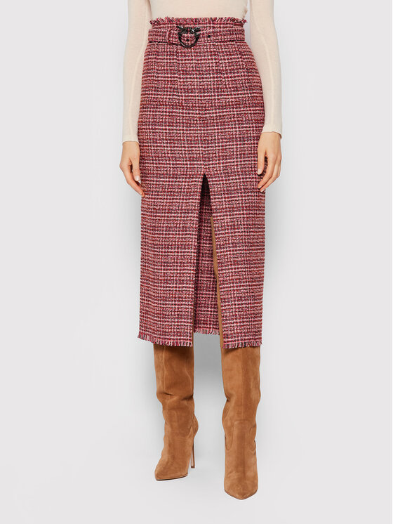 PINKO Pinko Midi sukňa Gondar 1G16V0 8571 Ružová Regular Fit