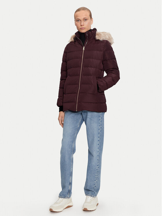 Tommy Hilfiger Tommy Hilfiger Pehelykabát WW0WW43600 Lila Regular Fit