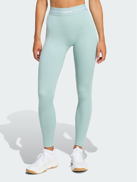adidas adidas Legginsy 158862 Zielony Fitted Fit