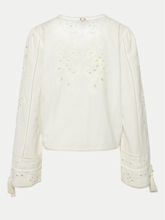 TWINSET TWINSET Bluse 241TT2010 Weiß Regular Fit