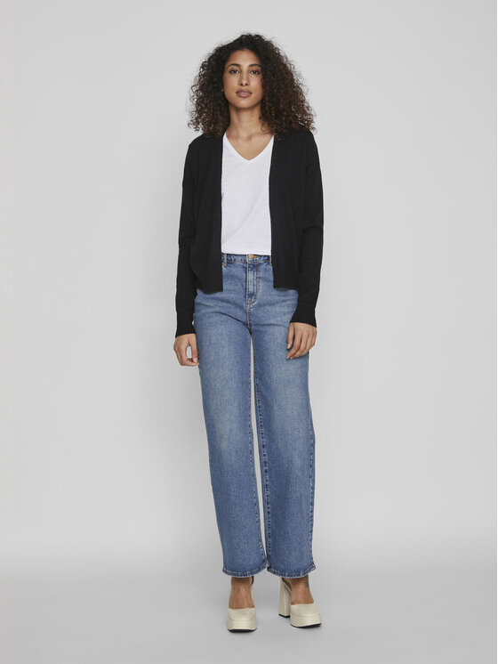 Vila Vila Cardigan Ril 14060800 Nero Regular Fit