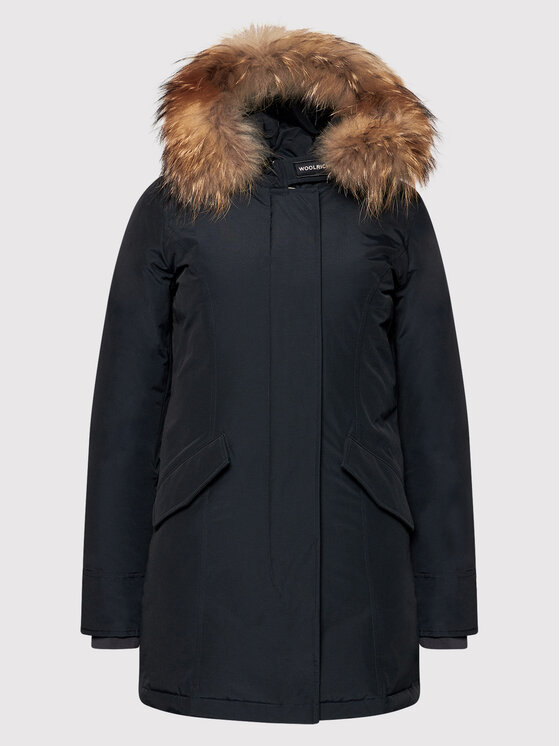 Woolrich Winterjacke Arctic Raccoon CFWWOU0538FR UT0001 Dunkelblau
