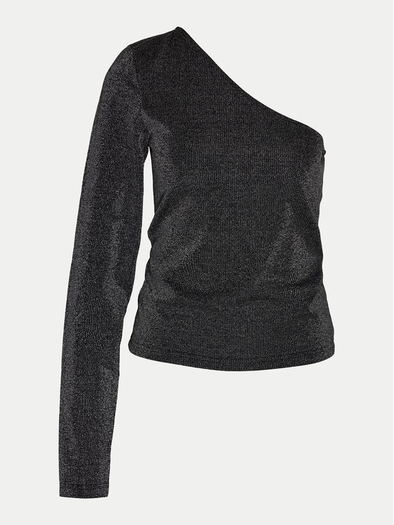 Noisy May Noisy May Bluză Maleen 27031919 Gri Slim Fit