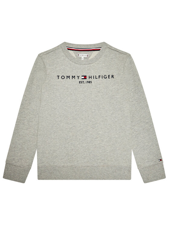 Tommy Hilfiger Džemperis ar kapuci Essential KS0KS00212 Pelēks Regular Fit