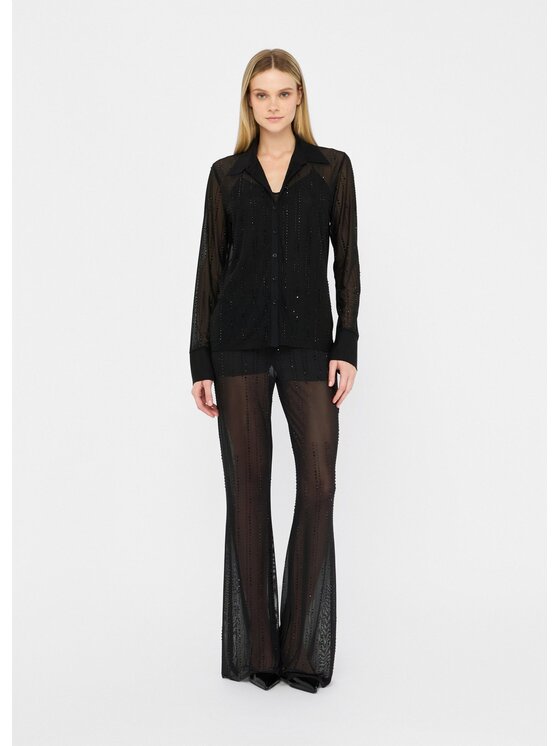 Liu Jo Liu Jo Pantalone da abito CF5053J496622222 Nero Regular Fit