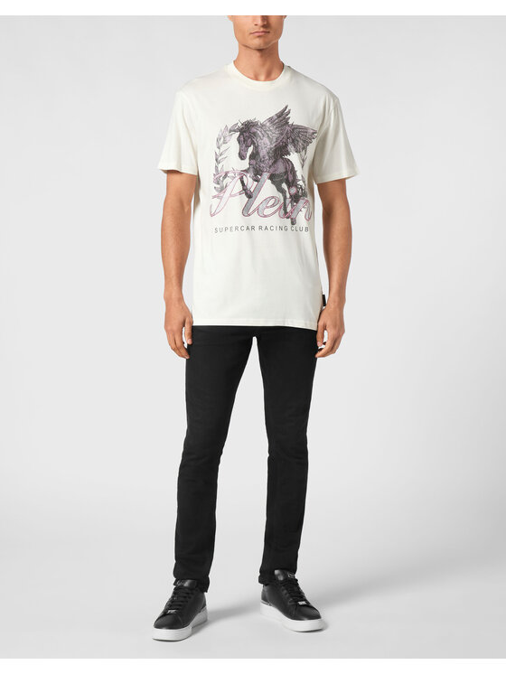 PHILIPP PLEIN PHILIPP PLEIN T-Shirt 22607 Bílá Regular Fit