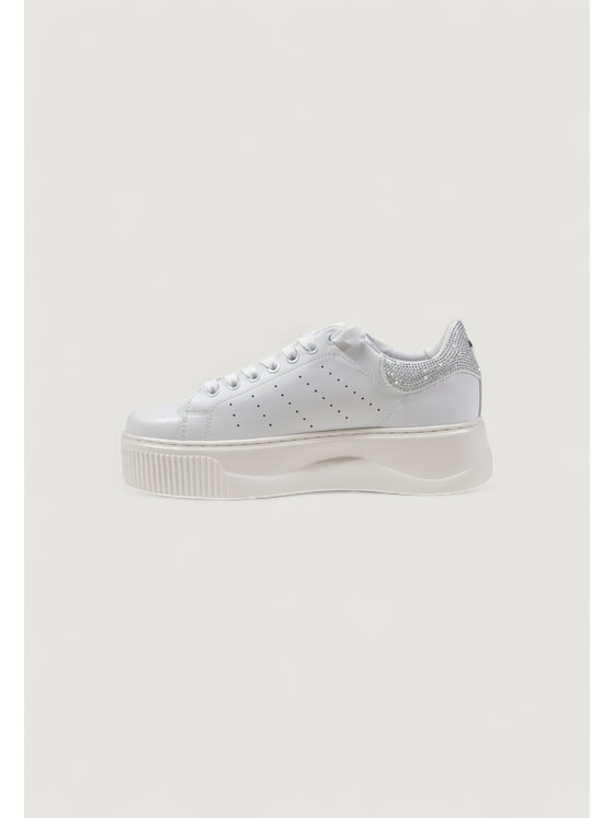 Cult Cult Sneakers PERRY 3162 LOW W LEAT/SUEDE HOT FIX Bianco