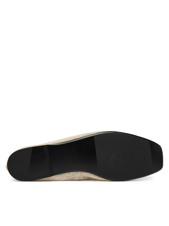 Calvin Klein Calvin Klein Baleríny Square Ballerina Aop Mesh HW0HW02937 Écru