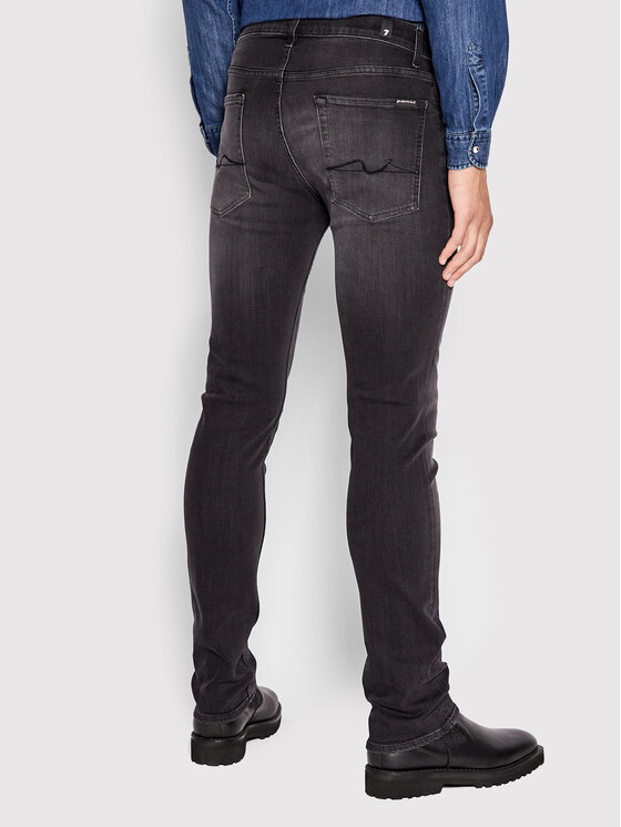7 For All Mankind 7 For All Mankind Τζιν Slimmy JSMSA240BB Μαύρο Slim Fit