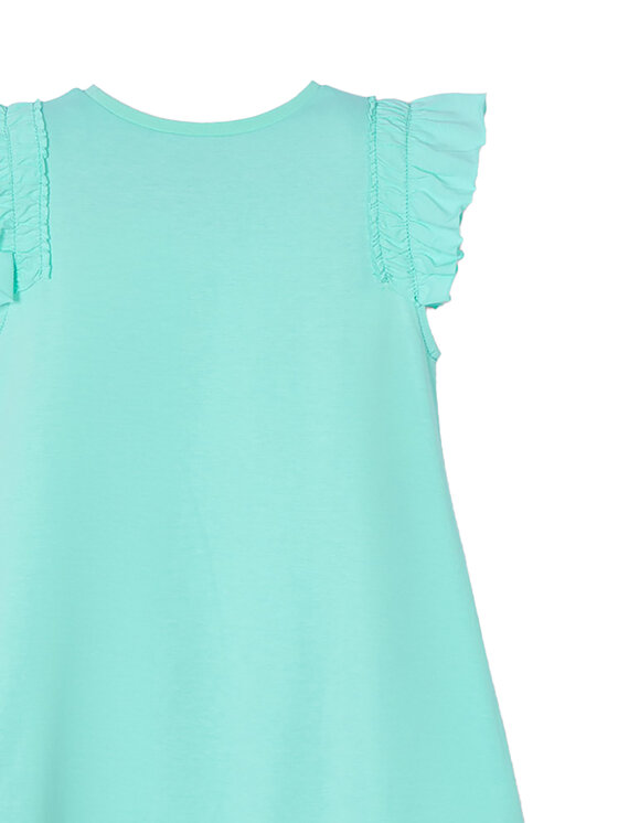 Mayoral Mayoral Rochie de zi 3940 Verde Regular Fit
