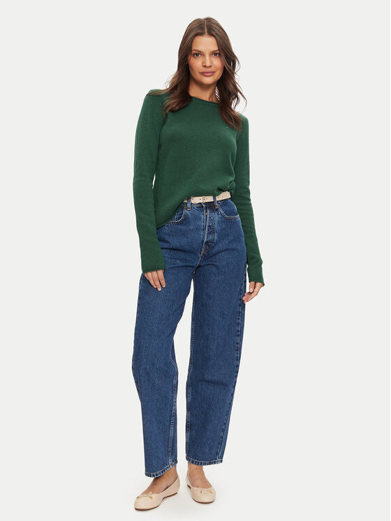 Tommy Hilfiger Tommy Hilfiger Džemper WW0WW44161 Zelena Regular Fit