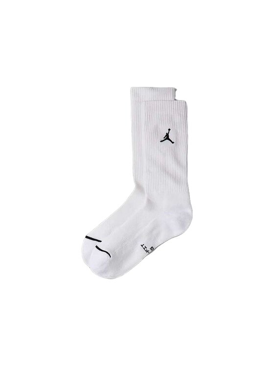 Nike Nike Skarpety długie J Everyday Elevated Crew 6PR IR6326-100 Biały