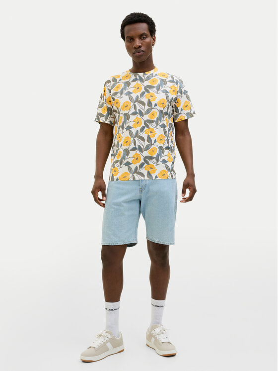 Jack&Jones Jack&Jones Marškinėliai Almeria 12276912 Smėlio Regular Fit