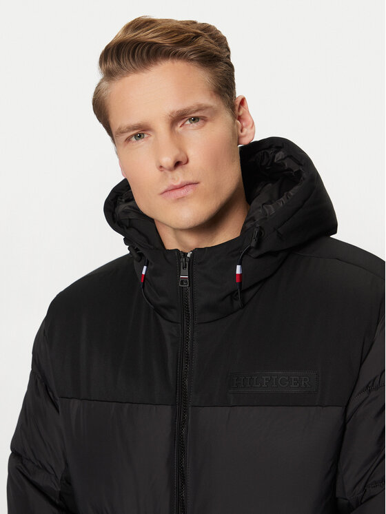 Tommy Hilfiger Tommy Hilfiger Télikabát New York MW0MW32771 Fekete Regular Fit