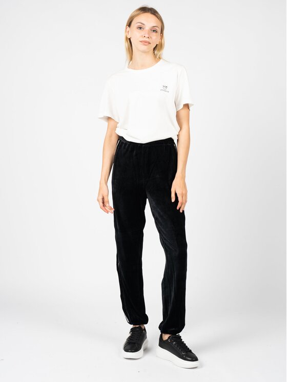 PINKO PINKO Παντελόνι υφασμάτινο 1C10BE 8190 | Wembley 2 Pants Μαύρο Regular Fit