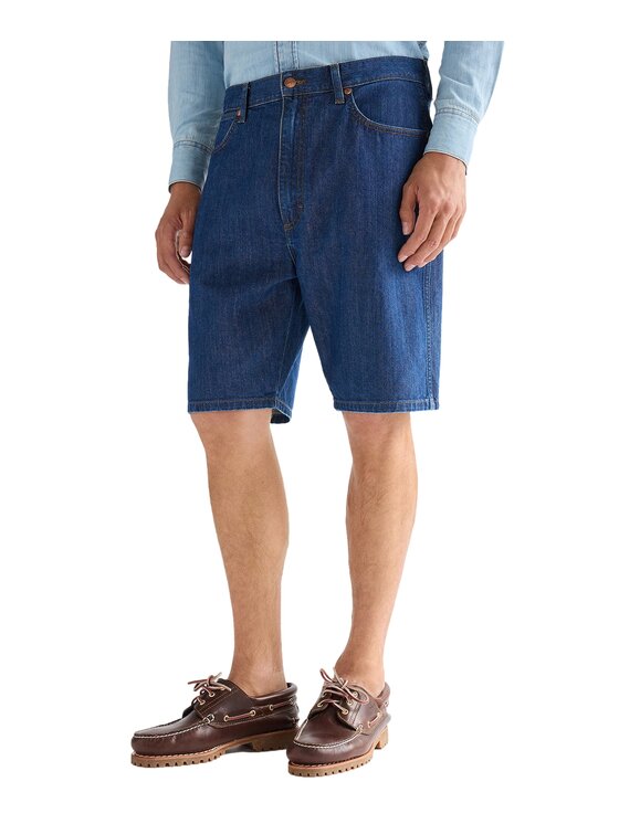 Wrangler Wrangler Szorty jeansowe Cowboy Shorts Niebieski Straight Fit