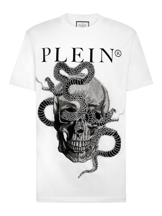 PHILIPP PLEIN PHILIPP PLEIN Tričko 851 Biela Regular Fit