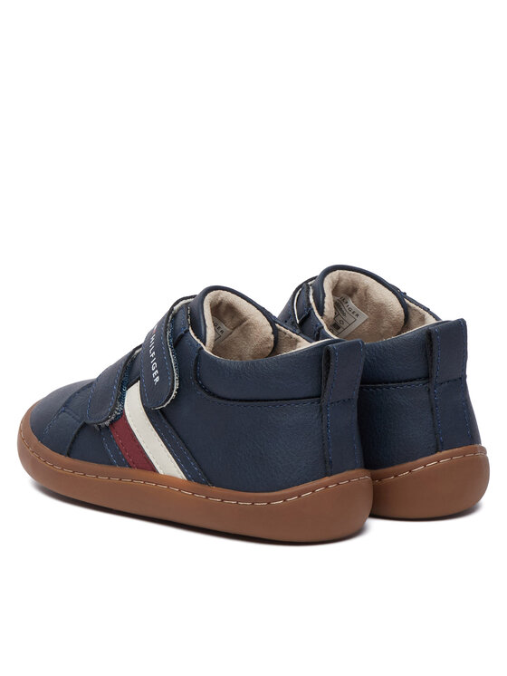 Tommy Hilfiger Tommy Hilfiger Sneakers Mid Cut Velcro Sneaker T1XH-35222-1355800 Blu scuro