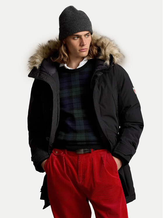 Męska Kurtka puchowa Polo Ralph Lauren, Rozmiar XXL, Czarna, 710940235001