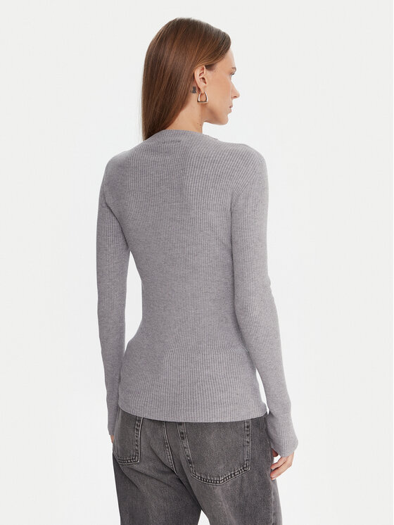 Kontatto Kontatto Sveter 3M0809C Sivá Slim Fit