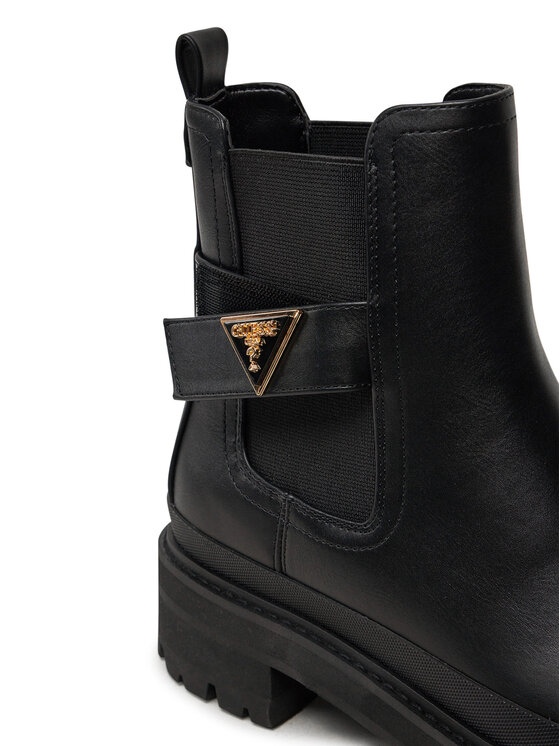 Guess Guess Боти Bensly FLFBEN ELE10 Черен