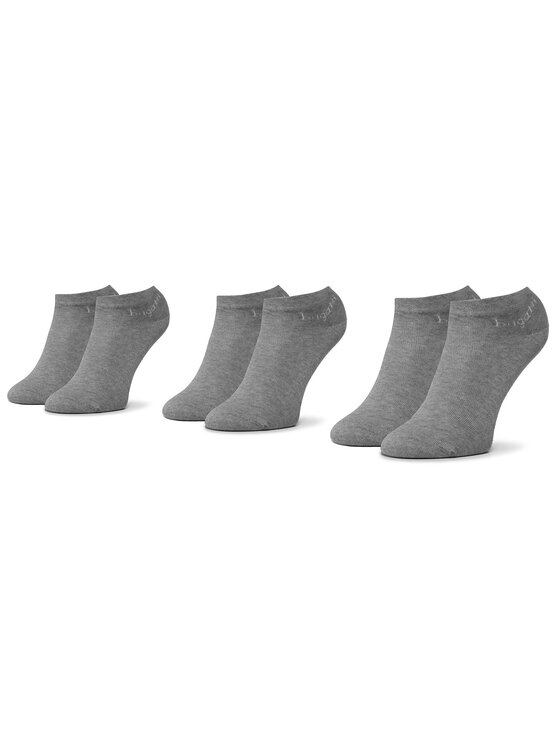 Set di 3 paia di calzini corti unisex 6765 Grigio